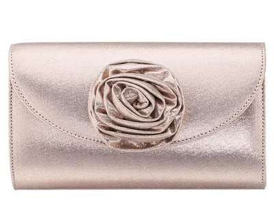 Nina Frily Clutch In Gold