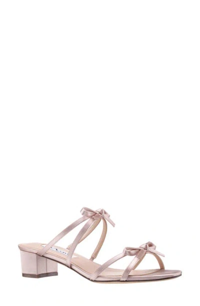 Nina Gaby Slide Sandal In Pearl Rose