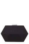 Nina Geometric Minaudiere In Black