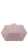 Nina Geometric Minaudiere In Blush