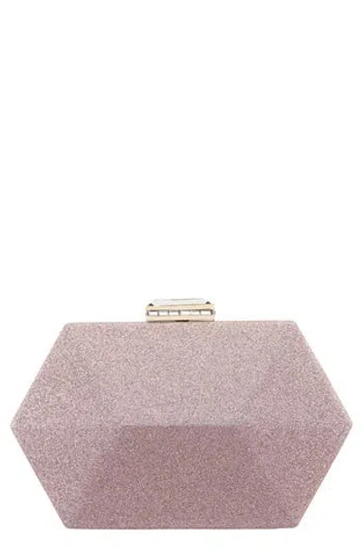 Nina Geometric Minaudiere In Blush