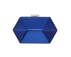 NINA GEOMETRIC MIRROR METALLIC PATENT MINAUDIERE HANDBAG