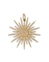 Nina Gilin 14k Yellow Gold Diamond Star Pendant In Gold