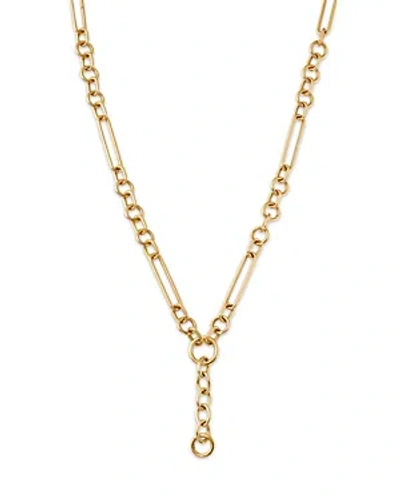 Nina Gilin 14k Yellow Gold Link Lariat Necklace, 18 In Neutral