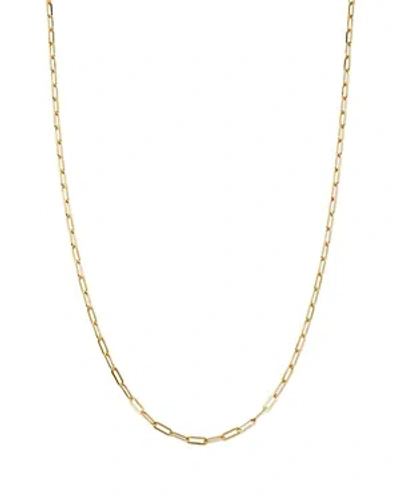 Nina Gilin 14k Yellow Gold Paper Clip Chain Necklace, 18