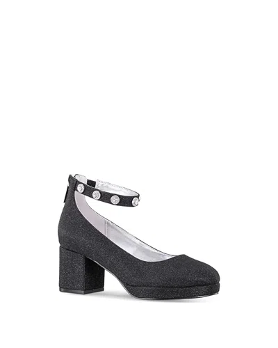 Nina Girls' Camilla Pumps - Little Kid, Big Kid In Black Glitter