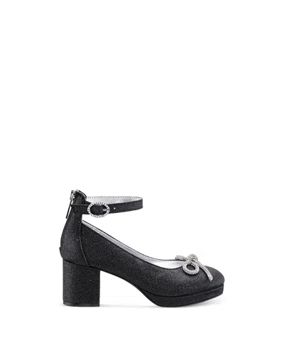 Nina Girls' Daylin Pumps - Little Kid, Big Kid In Black Glitter