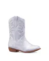 Nina Little Girls Fillan Fashion Boot In Silver Metallic