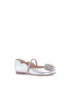 Nina Girls' Izzy Ballet Flats - Little Kid, Big Kid In White