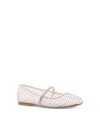 Nina Girls' Jessica Slip On Ballet Flats - Toddler, Little Kid, Big Kid In Ivory
