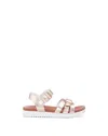 Nina Toddler Girls Lacey Season Fastening Strap Sandals In Pink