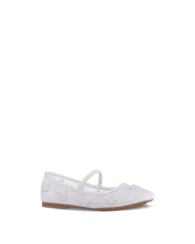 Nina Girls' Noula Ballet Flats - Toddler, Little Kid, Big Kid In White