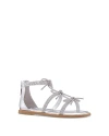 Nina Big Girls Comfort Sandals In Silver