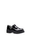 Nina Girls' Stassi T Strap Platform Shoes - Toddler, Little Kid, Big Kid In Black Patent