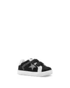 Nina Little Girls Zicky Fashion Sneaker In Black Shim
