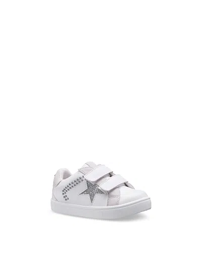 Nina Kids' Little Girls Zicky Fashion Sneaker In White
