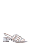 Nina Gladys Slingback Sandal In Silver