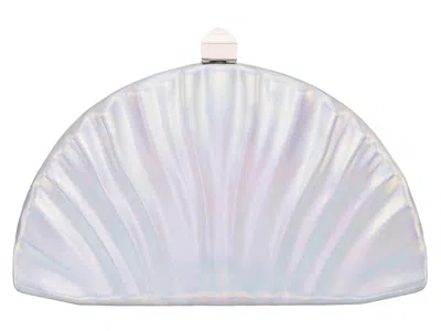 Nina Glisten Clutch In Silver