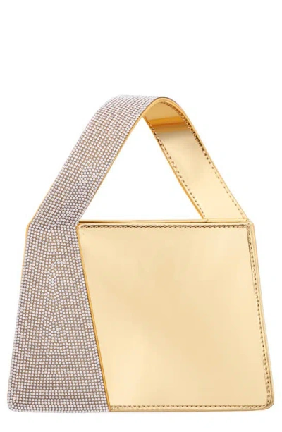 Nina Glory Top Handle Bag In Gold