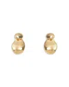 Nina Gordon Beyond Freeform Nugget Stud Earrings In Gold