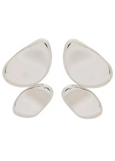 Nina Gordon Carmen Double Domes Sterling Silver Drop Earrings