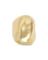 Nina Gordon Dylan Freeform Dome Ring In Gold