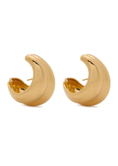 Nina Gordon Mega Cuff 14kt Gold Vermeil Hoop Earrings