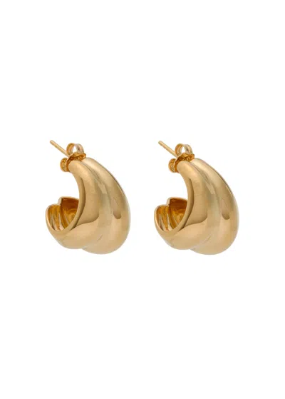 Nina Gordon Mega Hoop 14kt Gold Vermeil Earrings