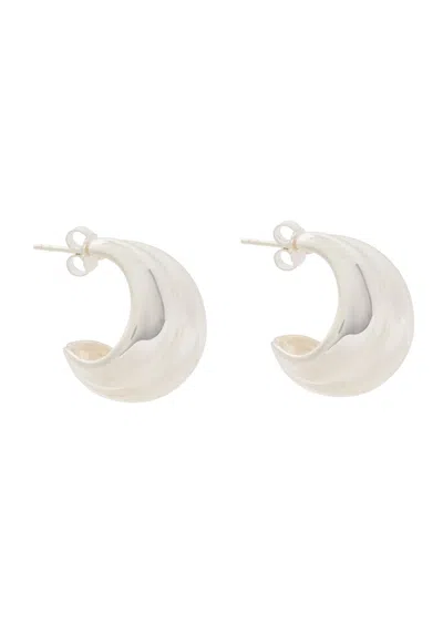 Nina Gordon Mega Large Sterling Silver Hoop Earrings
