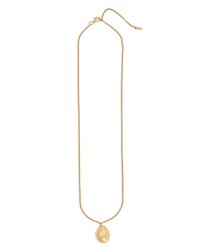 Nina Gordon Nugget Pendant Necklace In Sterling Silver, 18-20