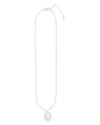 Nina Gordon Nugget Pendant Necklace In Sterling Silver, 18-20
