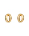 Nina Gordon Via Large Open Circle Statement Earrings In Gold