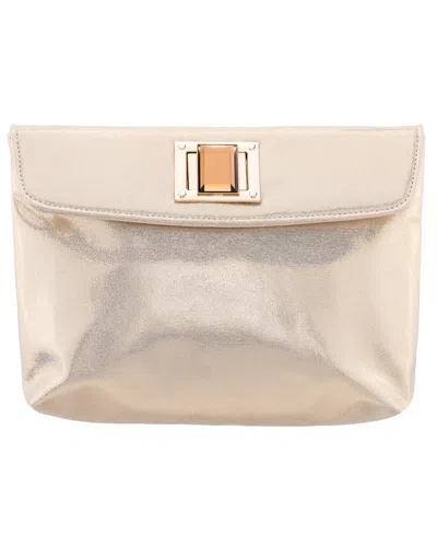 Nina Grayson Soft Slouchy Small Clutch Handbag In Neutral