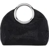 Nina Hannah Crystal Embellished Top Handle Bag In Black