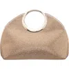 Nina Hannah Crystal Embellished Top Handle Bag In Gold