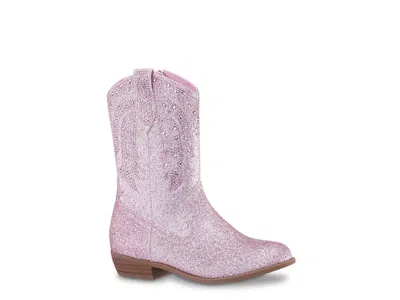 Nina Hawley Cowboy Boot Kids' In Light Pink