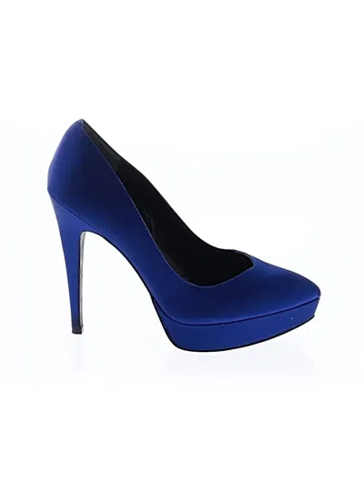 Pre-owned Nina Heels In Blue