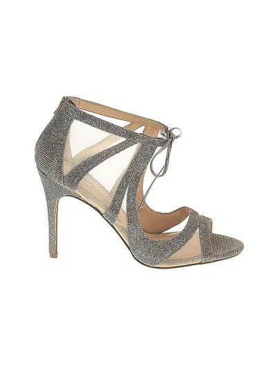 Pre-owned Nina Heels In Silver