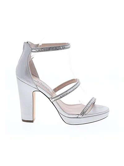 Pre-owned Nina Heels In Silver