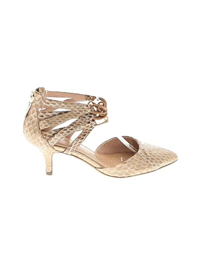 Pre-owned Nina Heels In Tan