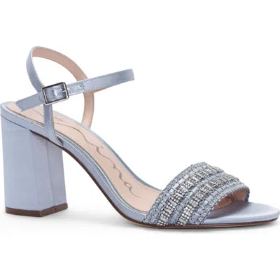 Nina Herma Ankle Strap Sandal In Blue