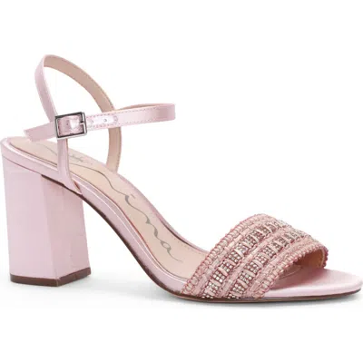 Nina Herma Ankle Strap Sandal In Pink