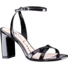 Nina Hilda Ankle Strap Sandal In Black