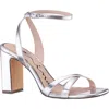 Nina Hilda Ankle Strap Sandal In Silver