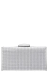 Nina Hillery Frame Clutch In Gray