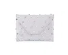 Nina Imitation Pearl/crystal Adorned Square Envelope Clutch In Silver