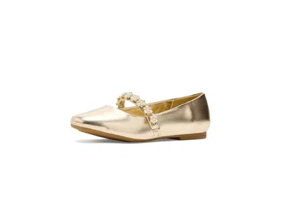Nina Joansie (toddler/little Kid/big Kid) Girl's Shoes Light Gold : 13 Little Kid M, Synthetic