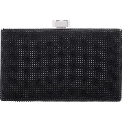 Nina Justin Frame Clutch In Black