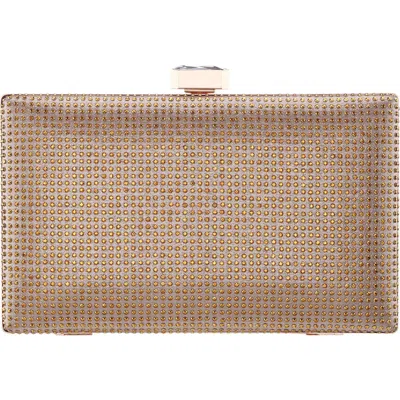 Nina Justin Frame Clutch In Gold