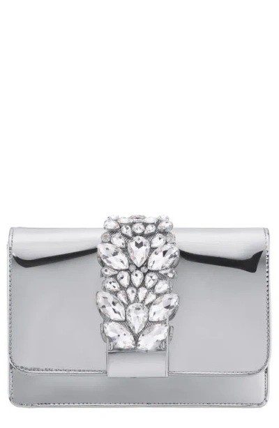 Nina Kaia Clutch In Silver